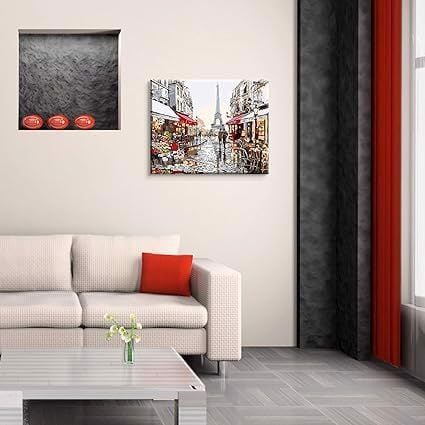 Obraz do malowania po numerach zestaw Paryż na Arena.pl