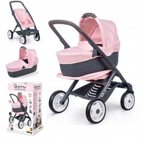 Wózek dla lalki zestaw 3 w 1 Smoby Maxi-Cosi Quinny 253117 na Arena.pl