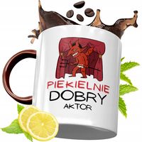 Kubek Bordowy Dla Aktora Na Urodziny Prezent Z Nadrukiem Ze Zdjęciem