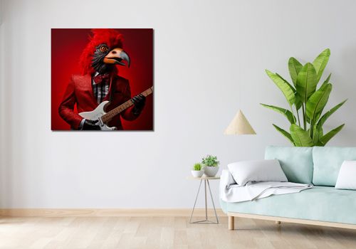 Obraz 90x90cm Zwierzęcy Rock'n'Roll na Arena.pl
