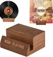 STOJAK EKSPOZYCYJNY DREWNIANY na WINYLE SEGREGATOR PŁYTY GRAMOFONOWE
