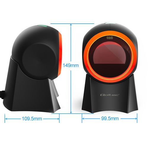 Qoltec Stacjonarny czytnik kodów kreskowych 1D | 2D na Arena.pl