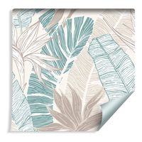 Tapeta Dekoracyjna Liście Palmy i Bananowca Dekoracja