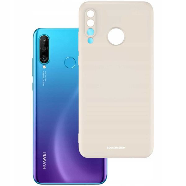 Spacecase Silicone Case Huawei P30 Lite Bone zdjęcie 2