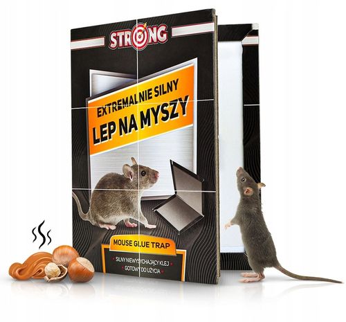 10 X LEP NA MYSZY STRONG ZESTAW SKŁADANYCH PUŁAPEK LEPOWYCH SILNIE WABIĄCE na Arena.pl