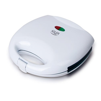 Adler | Opiekacz do kanapek | AD 301 | 750 W | Liczba talerzy 1 | Liczba ciastek 2 | Biały
