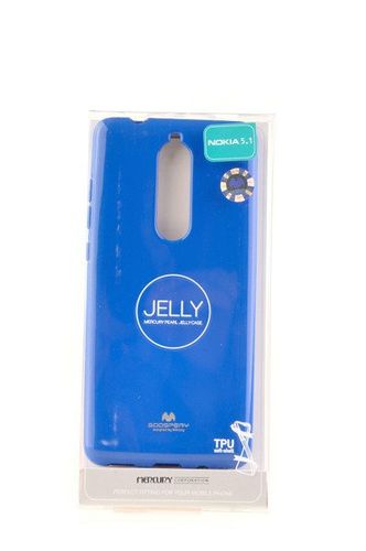 Etui Mercury Goospery Jelly Case do NOKIA 5.1 niebieski na Arena.pl