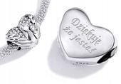 Charms Dziękuje że Jesteś Zawieszka Charms GRAWER Srebro 925 Charmsy Trusky
