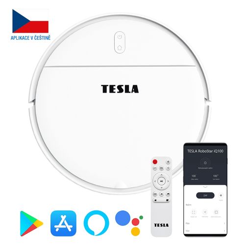 Robot sprzątający TESLA RoboStar iQ100 biały na Arena.pl