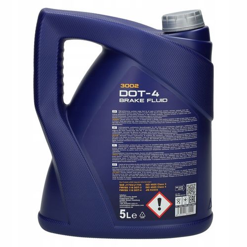 Płyn Hamulcowy DOT-4 Mannol 5L na Arena.pl