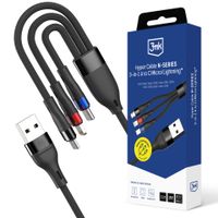 accessories - 3mk hyper cable n-series 3 in 1 a to c/lightning/micro