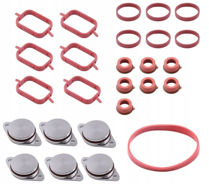 ZAŚLEPKI KOLEKTORA BMW E60 E46 E90 E71 X5 X6 M57 zdjęcie 9