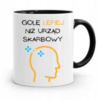 Kubek Czarny Fryzjera Gole Lepiej Niż Urząd Z Nadrukiem Ze Zdjęciem