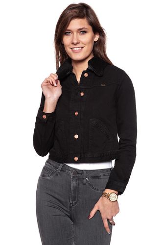 DAMSKA KURTKA JEANSOWA WRANGLER STAR JACKET BLACK STAR W413FG13D S na Arena.pl
