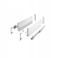 Szuflada GTV Axis PRO biała wysoka 500 H167 L500 Cichy Domyk 3D 40kg