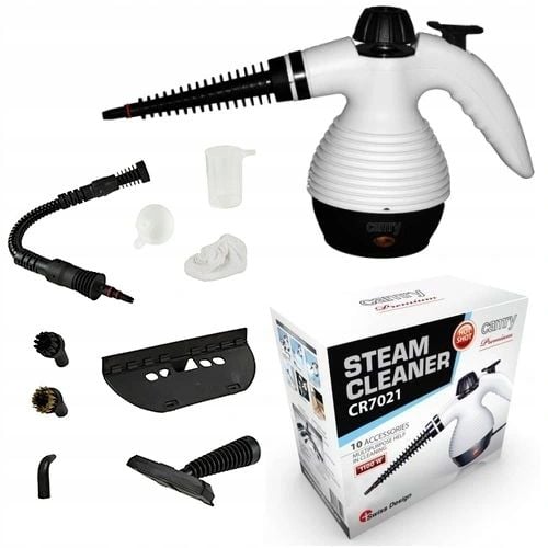 Czyścik Parowy Myjka Camry 7021 1500W 3,5Bar +Duży Zestaw Końcówek na Arena.pl
