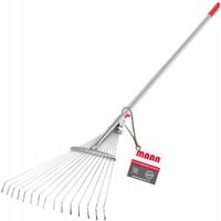 Grabie do liści druciane REGULOWANE trzon metalowy MAAN