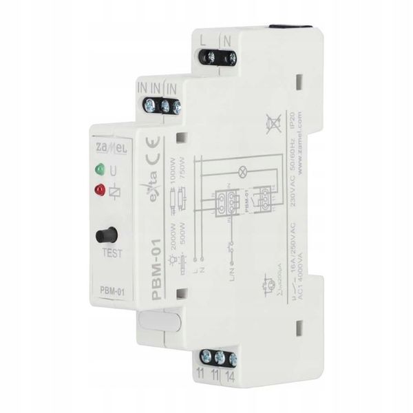Przekaźnik bistabilny 230V AC TYP: PBM-01/230V zdjęcie 1