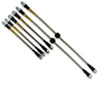 BMW E36 - Zestaw Przewodów Hamulcowych Teflonowych W Oplocie Stalowym