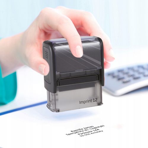PIECZĄTKA FIRMOWA do 6 linii - IMPRINT 12 - TRODAT 8912 - LEKARSKA BIUROWA na Arena.pl