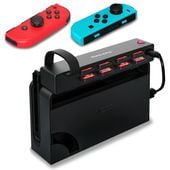 Czytnik Kart Gier na Switch 4 Sloty Aktywne Przełącznik na 4 Gry USB C