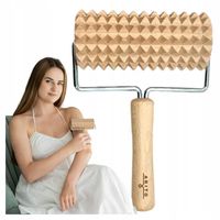 MASAŻER DREWNIANY ROLLER DO MASAŻU ANTYCELLULITOWY