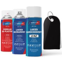 lakier samochodowy w sprayu zestaw do zderzaków vw lc9z black magic