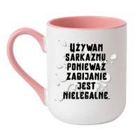 Elegant Biało-Różowy 330 ml