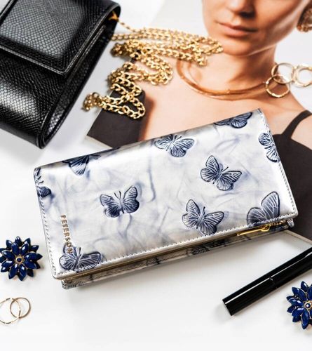 elegancki portfel damski ze skóry naturalnej zamykany na Arena.pl