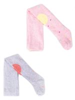 Rajstopy dziewczęce do raczkowania ABS królik i cytrynka 2PAK 86-92