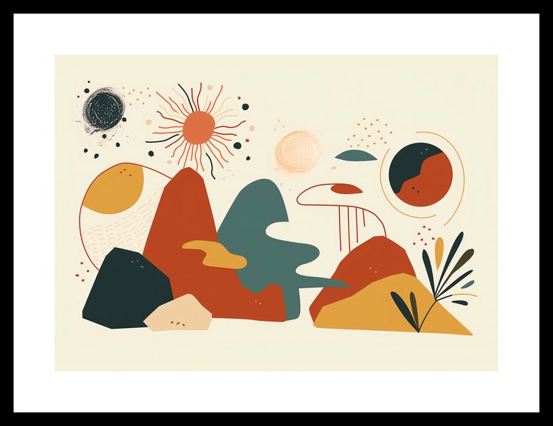 Plakat 35x25cm Kosmos Barw zdjęcie 3