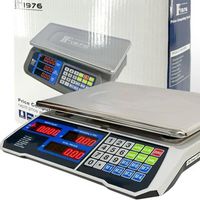 WAGA ELEKTRYCZNA BEZPRZEWODOWA SKLEPOWA WYŚWIETLACZ LCD 40KG 2g AKUMULATOR