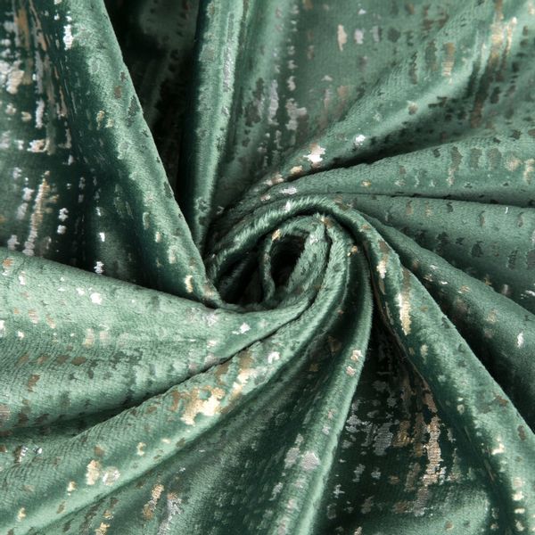 Zasłona gotowa na taśmie VILMA 140x270 Eurofirany ciemnozielony zdjęcie 8