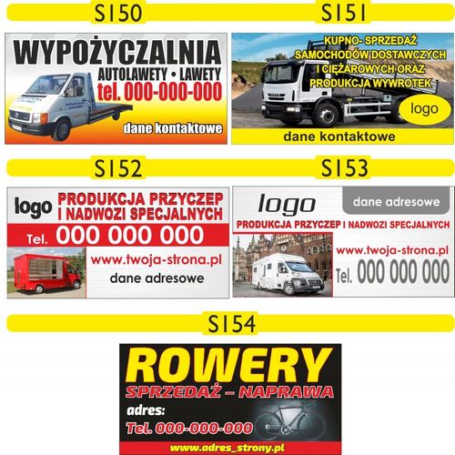 Reklama Naklejka na samochód ROWERY SPRZEDAŻ na Arena.pl