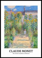 Plakat 50x70cm Design Artist Garden, Monet Vintage do Salonu
