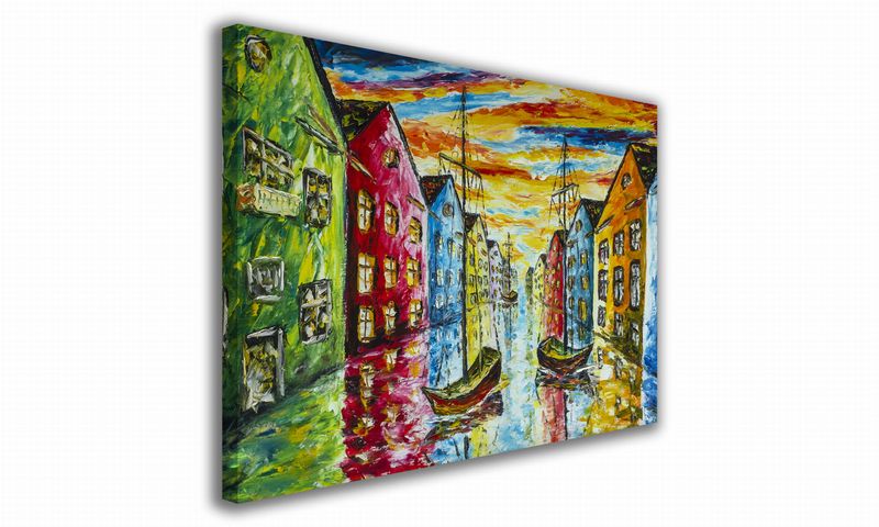 OBRAZ NA PŁÓTNIE 106 Wenecja 40x30cm zdjęcie 1