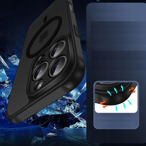 ETUI do IPHONE 16 Pro do Magsafe MATOWE MAGNETYCZNE WZMACNIANE + 2x SZKŁO na Arena.pl