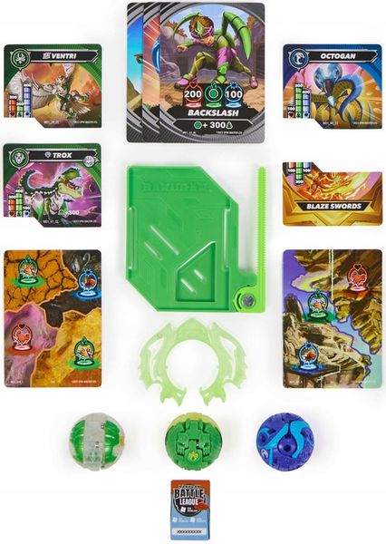 BAKUGAN ZESTAW STARTOWY 3 FIGURKI SPECIAL ATTACK zdjęcie 2