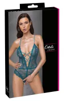 cottelli lingerie body koronkowe z paseczkami zielone l