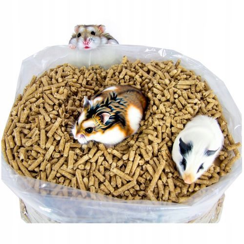 ŻWIREK DREWNIANY PELLET DLA KOTA KRÓLIKA ŚWINKI OPAŁ 15kg 40l na Arena.pl