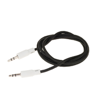 dd75 kabel audio aux mini jack 3,5mm wtyki męskie 1m nieplączacy