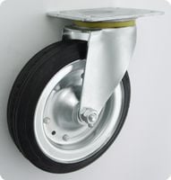 koło metal-guma 200mm obudowa skrętna 62 - kl200 skr