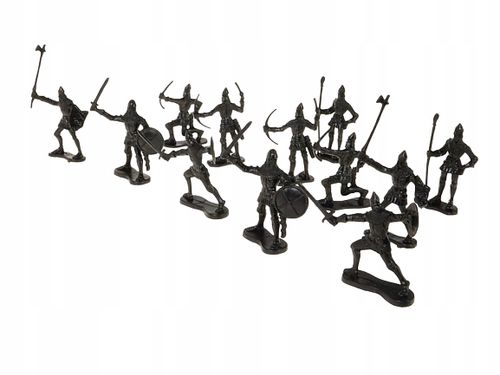 Drewniany Zamek RYCERZE RYCERZYKI ŻOŁNIERZE 60szt na Arena.pl