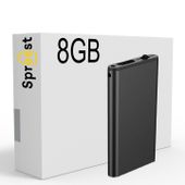 DYKTAFON SZPIEGOWSKI MINI CYFROWY PODSŁUCH MAŁY PENDRIVE 8GB SŁUCHAWKI