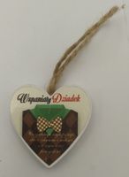 serce wiszące 4cm dziadek
