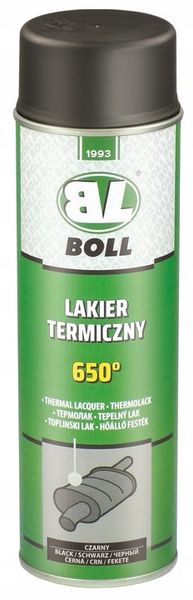 BOLL Lakier termiczny 650 C - spray CZARNY 500 ml zdjęcie 1