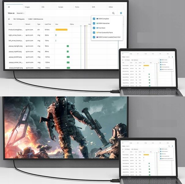 Kabel DisplayPort do HDMI DP 3 m adapter zdjęcie 14