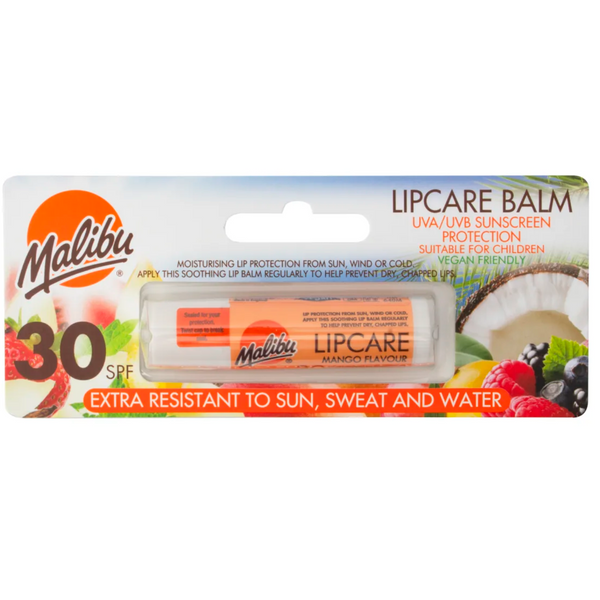 Malibu Lip Care Mango Flavour Pomadka Do Ust SPF30 zdjęcie 1