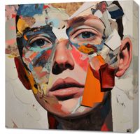 Obraz 70x70cm Podział Samego Siebie