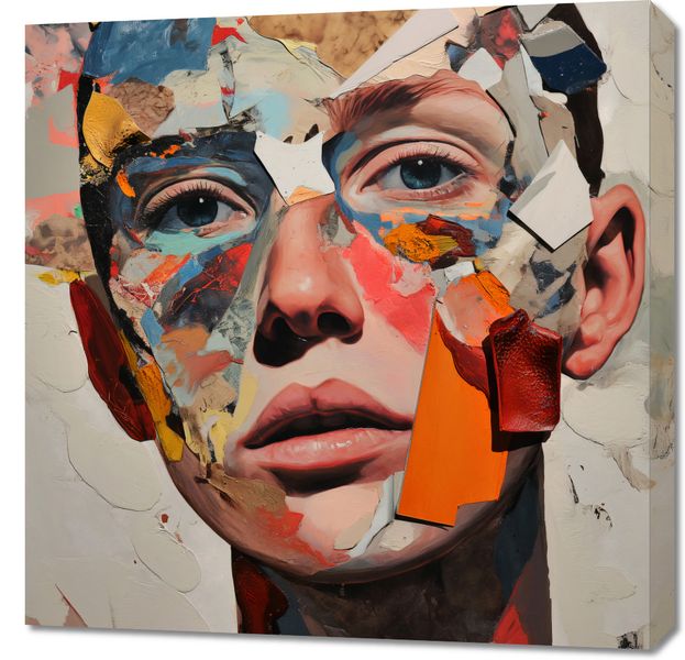 Obraz 70x70cm Podział Samego Siebie zdjęcie 1